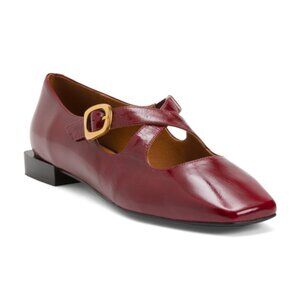 ANA PALMA Made In Spain Patent Leather Cross Band Shoes